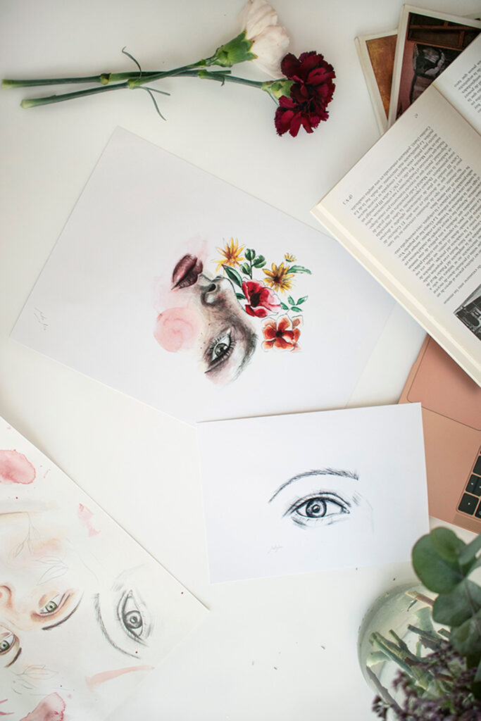 Ilustración ballenas